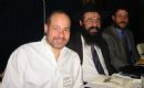 Jail volunteers Fred Landay, Rabbis Vogel and Silverman at Jail conference - Winter 2004