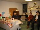 Rabbi S. Shusterman visits the Aleph Institute office - winter 2004