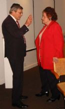Stanley Greenfield ESq. & Mayor Massloff at Aleph event