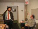 Bill (Zev Rudolph) and Aleph volunteer Abby Mendelsohn - Chanukah 2004