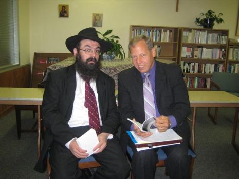 Rabbi Vogel & Rev. Klemm from central office.