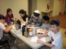 Students of Chabad South Hills - Hebrew School pack food for Jewish inmates at the Aleph Insitute - Passover 2008
