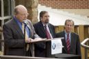 Michael Berger Speaking at the Grand Opening