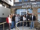Rabbi & Mrs. Hoexter lead Chabad House - Pittsburgh students on a tour of Aleph 3/1/2009
